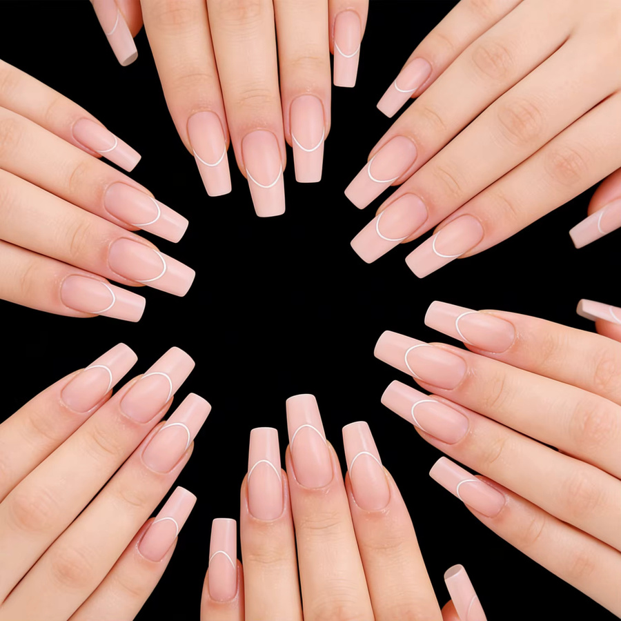 Nailpop Nagel Dual Form Verlängerungsspitzen, Klar, 140 Stück - Bild 5