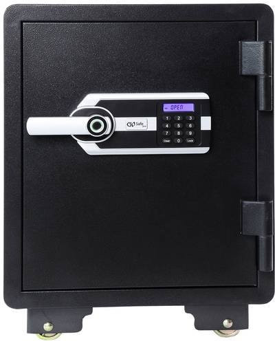 Olymp GOsafe 5300FP Tresor mit Fingerabdruckschloss, Zahlencode und Sicherheitsschlüssel in Schwarz, 12 l - Bild 1