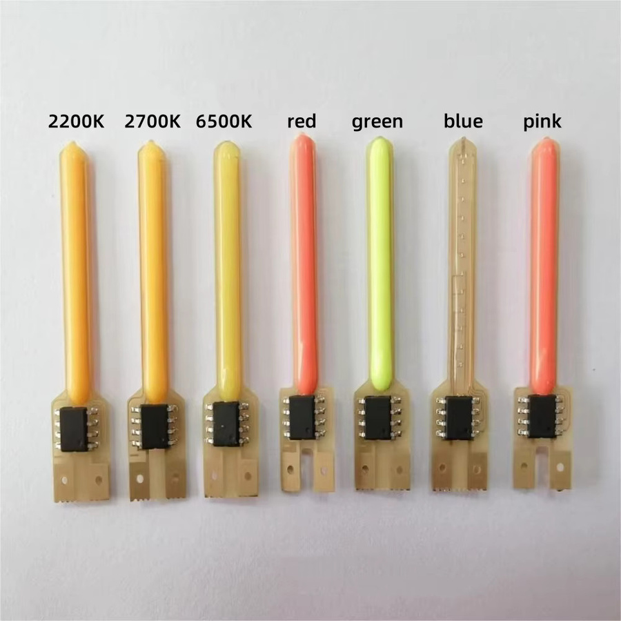 GAHADA LED Filament Licht Meteorschauer Fließendes Wasser Lampe 3V COB mit Schnalle ohne Löten 2-Pin - Bild 3
