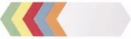 FRANKEN Moderationskarte Rhombus multicolour aus Papier - Bild 1