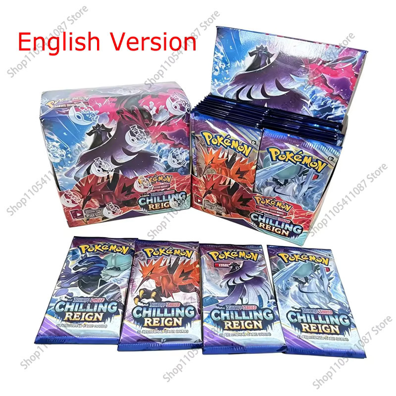Pokémon Schwert & Schild Chilling Reign Booster, Nachfüllpack, Englisch - Bild 2