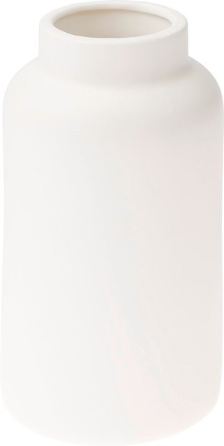 Rico Design Porzellanvase Weiß, Rund, Höhe: 18,0 cm, Durchmesser: 10,0 cm - Bild 1
