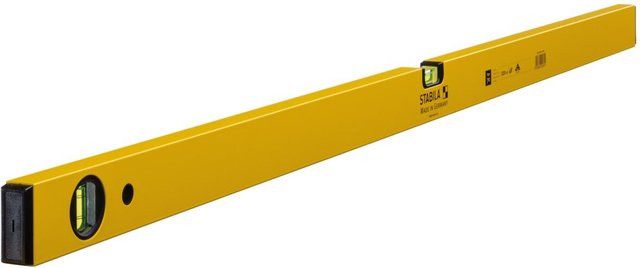 STABILA Wasserwaage Type 70 in Gelb aus Aluminium, Länge: 120 cm - Bild 1