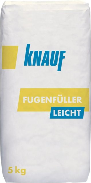 Knauf Fugenfüller Leicht Gips Spachtelmasse Weiß 5 kg - Bild 1