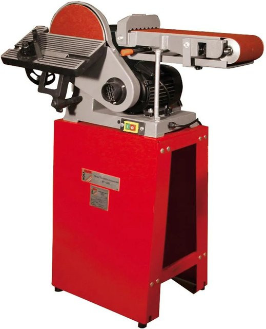 Holzmann Band-Tellerschleifmaschine BT1220 mit grauguss Gehäuse und grafitbeschichteter Lauffläche, 230 V - Bild 1
