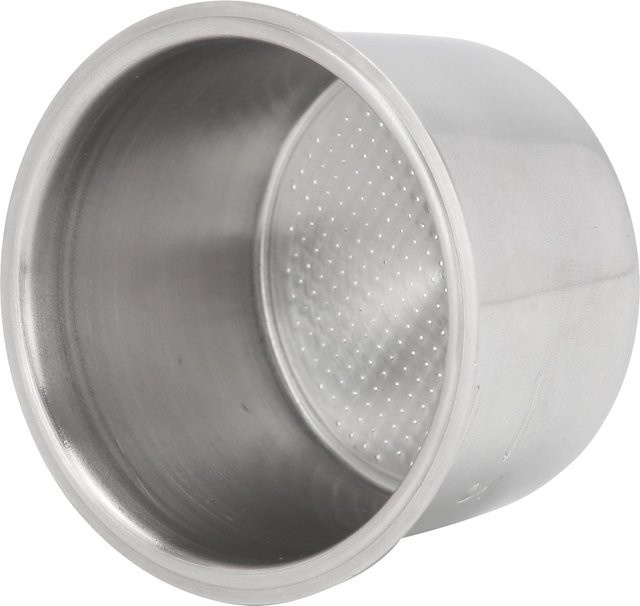 DeLonghi Edelstahl-Kaffeefilter mit feinem Sieb, einwandig und drucklos, grau, Durchmesser: 5,1 cm - Bild 1