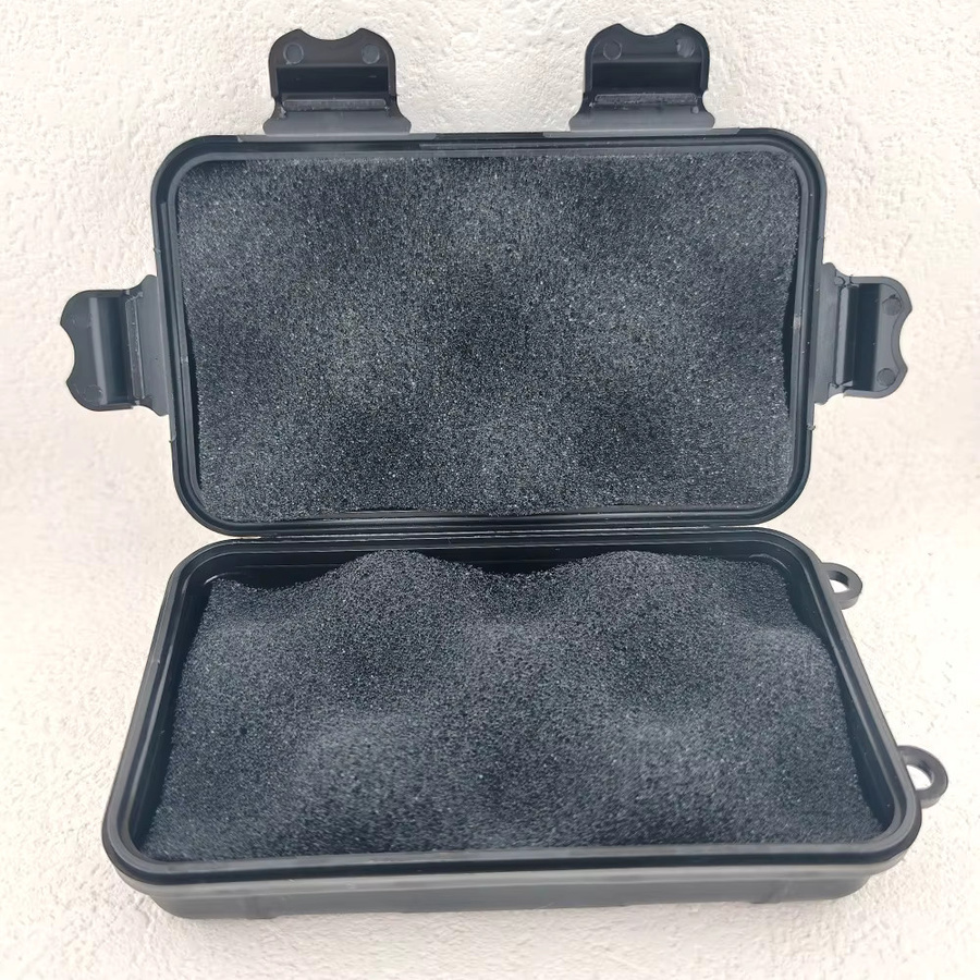 OUMASHI Wasserfeste Kunststoff-Aufbewahrungsbox in Schwarz für Angelausrüstung und Outdoor-Reisen - Bild 1