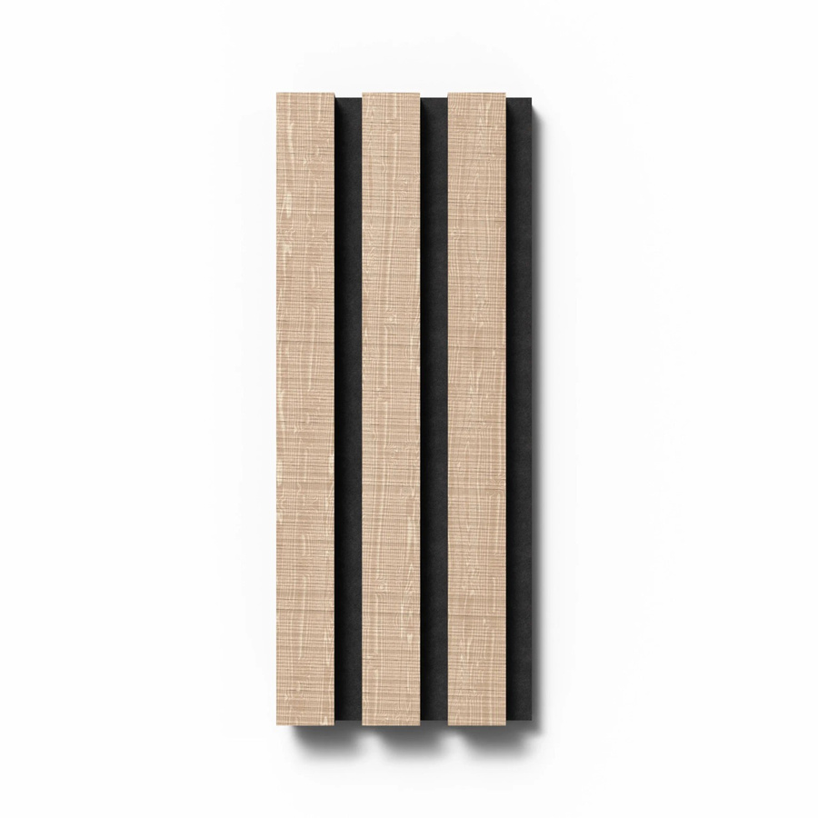 Denpanels Akustikpaneel Eiche Rustikal in Schwarz mit Filz, B: 29,5 cm, H: 15 cm - Bild 2