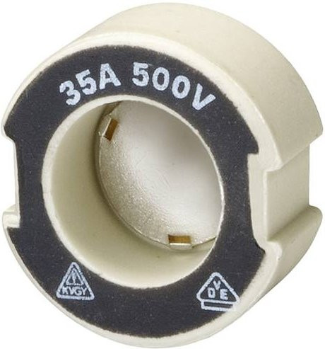 Siemens D-Schraub-Passeinsatz Sicherung DIII 63A weiß - Bild 1