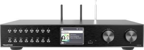 Telestar TOP 500 HiFi-Tuner Schwarz mit DAB+, FM, Internetradio und Bluetooth - Bild 1