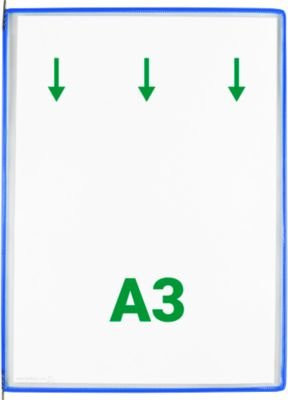 tarifold Sichttafeln DIN A3, blau, 10 Stück - Bild 1