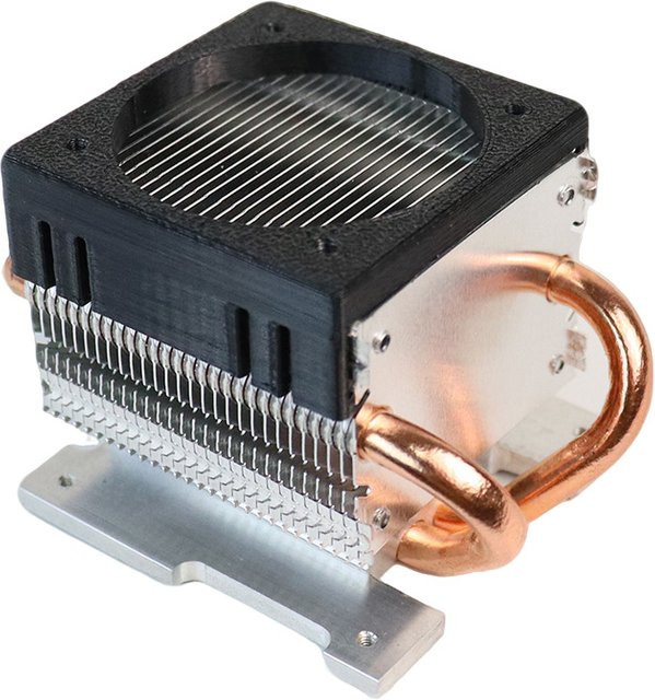 MAGIC MINER Zubehör-Set für Gamma 601 Miner in Schwarz und Silber mit Lüfter, Kühlkörper, Netzteil, Adapter und Steckerhalterung - Bild 1