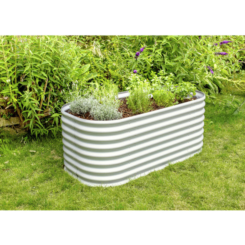 Vitavia Hochbeet Terra 630 aus Zincalume Stahlblech in Silber, B/H/L: 82,1 x 63 x 162,1 cm - Bild 5