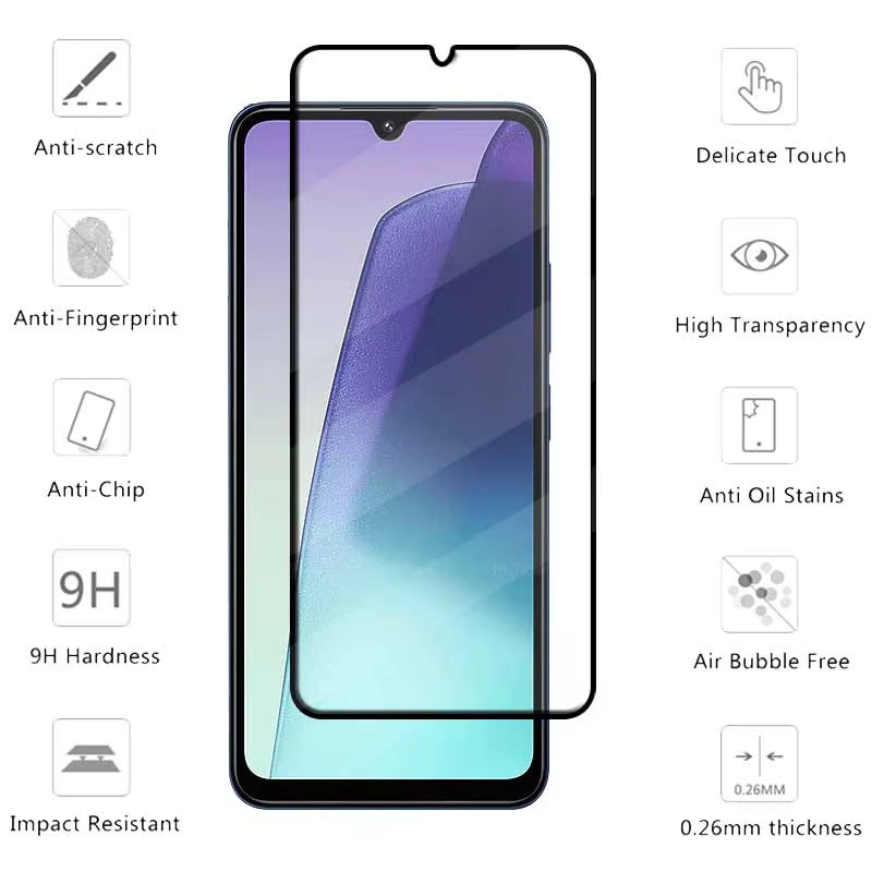 Xiaomi Panzerglas Display Schutz für Redmi 14C, 13C, 12C, 10C, Transparent, Vollabdeckung mit 9H Härtegrad - Bild 2