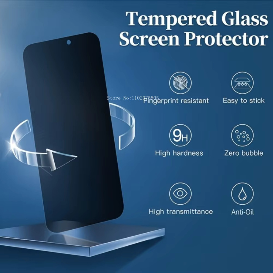 3er-Pack ZMZE Sichtschutzfolie aus gehärtetem 9H Glas für Samsung Galaxy S26 Serie, kompatibel mit Samsung Galaxy S26 Ultra und S26+, transparent - Bild 6