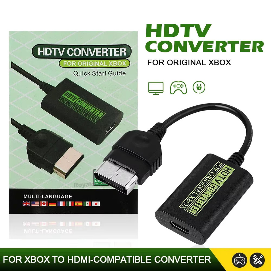 Hayoumon Xbox zu HDMI Konverter Digitaler Video-Audio-Adapter für HDTV und Projektor in Schwarz, Full HD Unterstützung - Bild 3