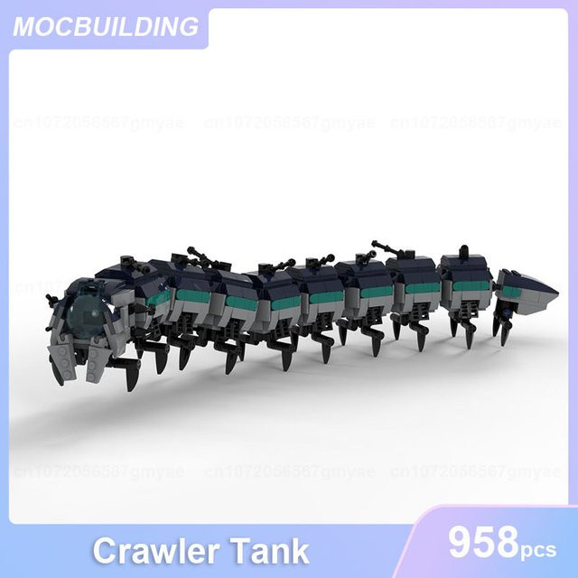 MOCBUILDING Crawler Tank Modell, Bausteine, 958 Teile - Bild 1