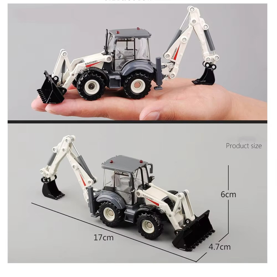 Kmoist Bagger Modell, 1:50, Metall, Fahrzeuge - Bild 4