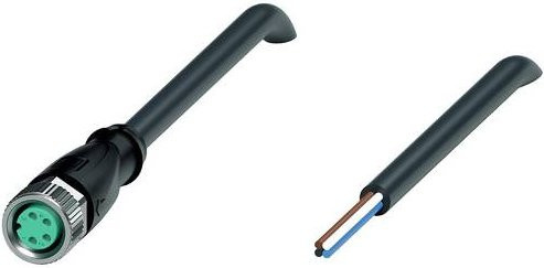 Pepperl+Fuchs Sensor-Aktor-Steckverbinder 240799-100013, konfektioniert, 4-polig, Schwarz, Kabellänge: 1,1 m - Bild 1