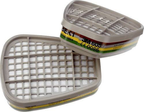 3M 6059 Filter für Druckluftsystem S-200+ in Grau, 4 Paar - Bild 1
