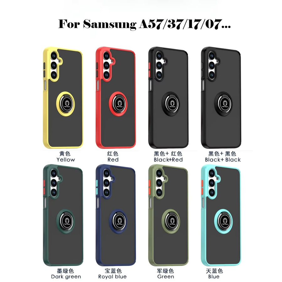 Stoßfeste Silikon Handyhülle mit magnetischer Autohalterung für Samsung Galaxy A57 A37 A17 A07 A56 A36 A16 A06 A55 A35 in Schwarz und Grün - Bild 5