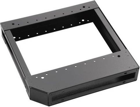 Hager MES-ES60601 Sockel für Eckfeld aus Stahl in Schwarz RAL9005 B/T/H: 60 x 10 x 60 cm - Bild 1