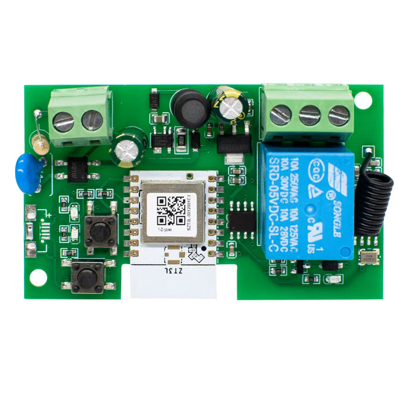 Scimagic-RC Zigbee Smart Switch 1-Kanal-Relais Automatisierungsmodul in Grün, kompatibel mit Alexa, Google Assistant und Tuya App, 10A, 7-32V / 85-250V - Bild 6