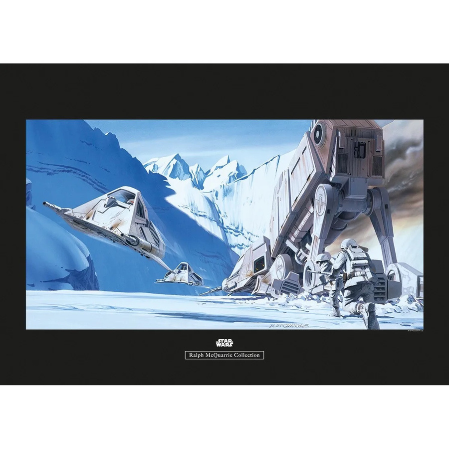 Komar Wandbild Star Wars Snowspeed in Multicolor, Breite: 70 cm, Höhe: 50 cm - Bild 2