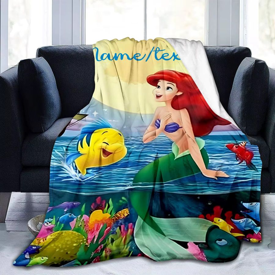 Personalisierte Decke mit Meerjungfrau-Motiv in Multicolor von ZIZ - Bild 3