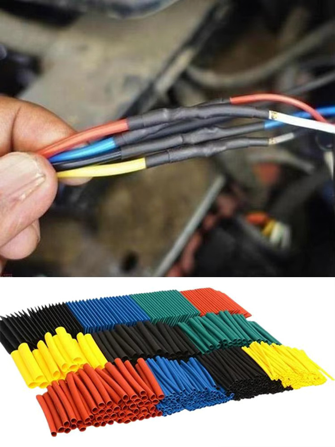 164-teiliges Set Schrumpfschlauch-Verpackung aus Kunststoff in Multicolor für Kabelisolierung - Bild 6