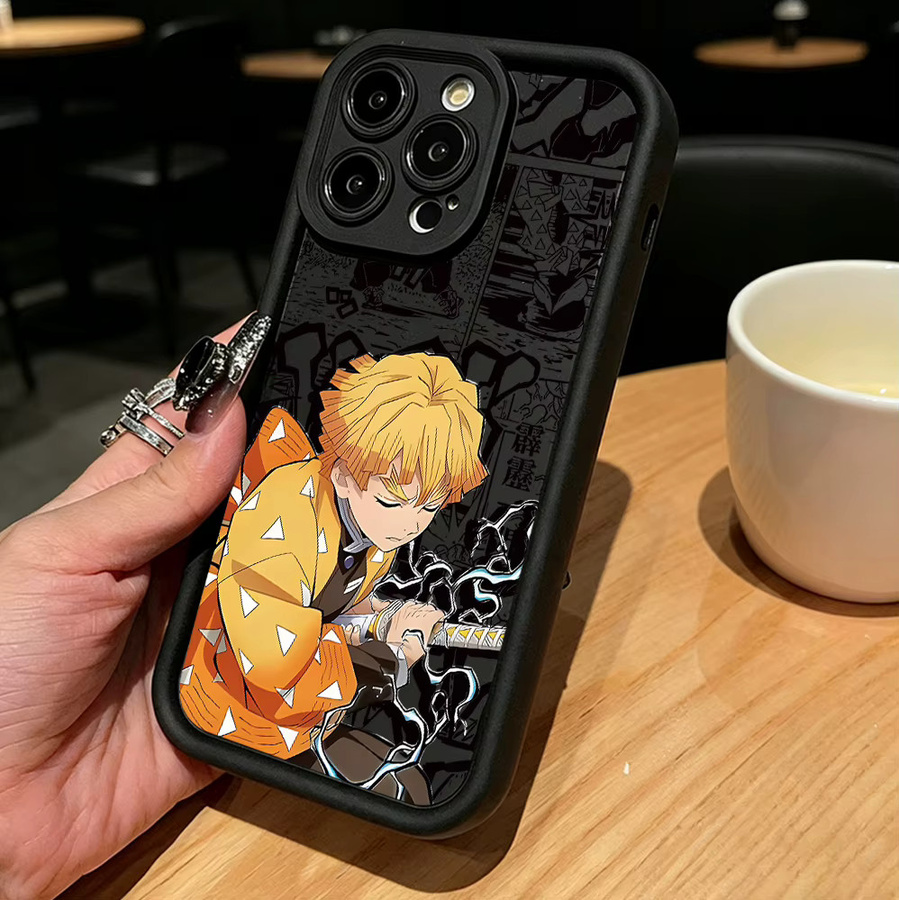 Schwarze Dämonentöter Handyhülle für Samsung Galaxy A-Serie 4G und 5G aus weichem Material - Bild 2