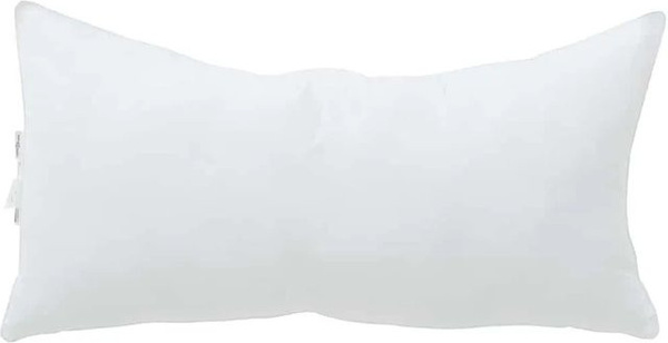 vidaXL Kopfkissen Weiß aus Baumwolle und Polyester, weich und atmungsaktiv, B/T/H: 80 x 40 x 20 cm