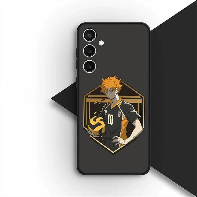 Handyhülle Toru Oikawa Haikyuu Hinata Shoyo für Samsung Galaxy S20 S21 S22 FE Ultra Plus A15 A16 A17 A25 A37 A57 in Schwarz - Bild 1