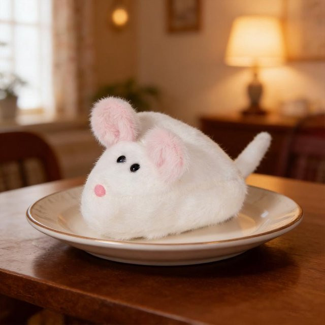 Yiran toy Käsemaus Plüschtier, 12cm, ab 14 Jahren - Bild 1