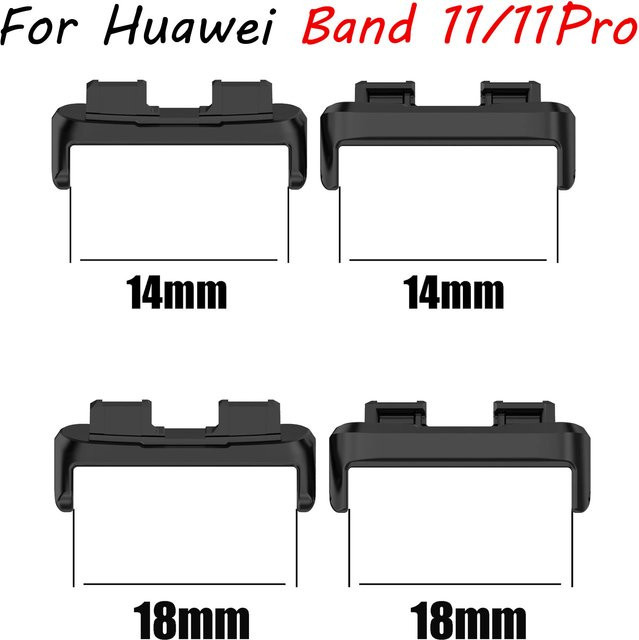 Huawei Armbandadapter, Schwarz, 14 mm, 18 mm, Smartwatch Zubehör - Bild 1