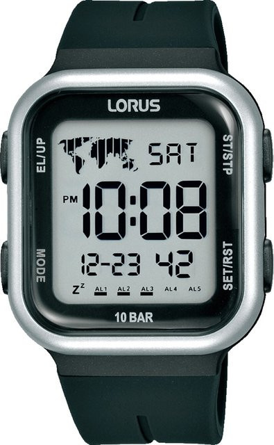 Lorus Digitaluhr Chronograph, Quarz, Kunststoff, 38 mm, Herren - Bild 1