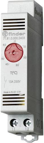 Finder Vari-Thermostat 1Ö-10A 7T.81.0.000.2403 in Rot-Weiß - Bild 1