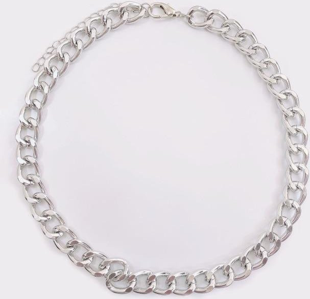 Halskette Choker, Silberfarbe, Damen - Bild 1