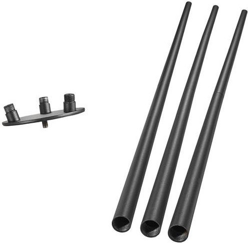 Nordlux Standfuß Schwarz aus Metall Höhe: 102,9 cm - Bild 1