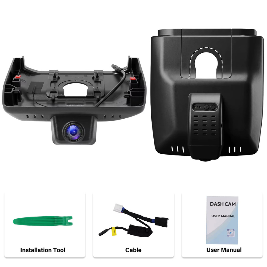 Podofo 4K Dashcam 2160P Video Auto-Blackbox für Lexus RX 2023-2025 & RX Hybrid 350 in Schwarz mit WLAN-App und Schleifenaufnahme - Bild 6