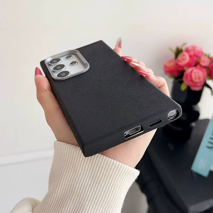 Stoßfeste Business Handyhülle mit Ledertextur für Samsung Galaxy A16 5G A26 A25 A15 A14 A13 A06 A05 in Rot - Bild 2