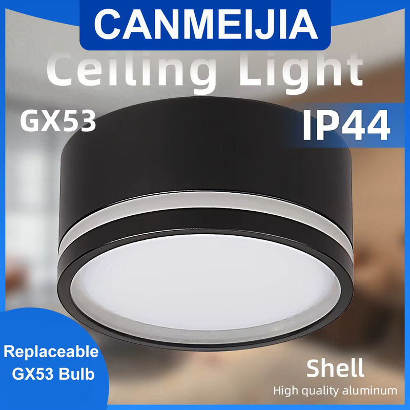 CHENBEN LED Deckenleuchte GX53 Modern Rund in Weiß für Wohnzimmer und Küche - Bild 3