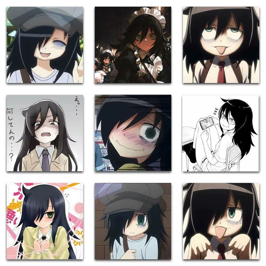 MOLLK Watamote Aufkleber, Mädchen, Bunt / Mehrfarbig, Set / Bundle - Bild 4