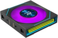 Lian Li UNI FAN SL-INF LCD FLEX 120 Wireless Gehäuselüfter Schwarz mit Bluetooth und USB-C - Bild 1