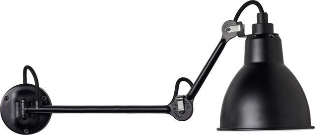 DCWéditions Wandleuchte Gras N 204 L40 in Schwarz, verstellbar aus Metall - Bild 1