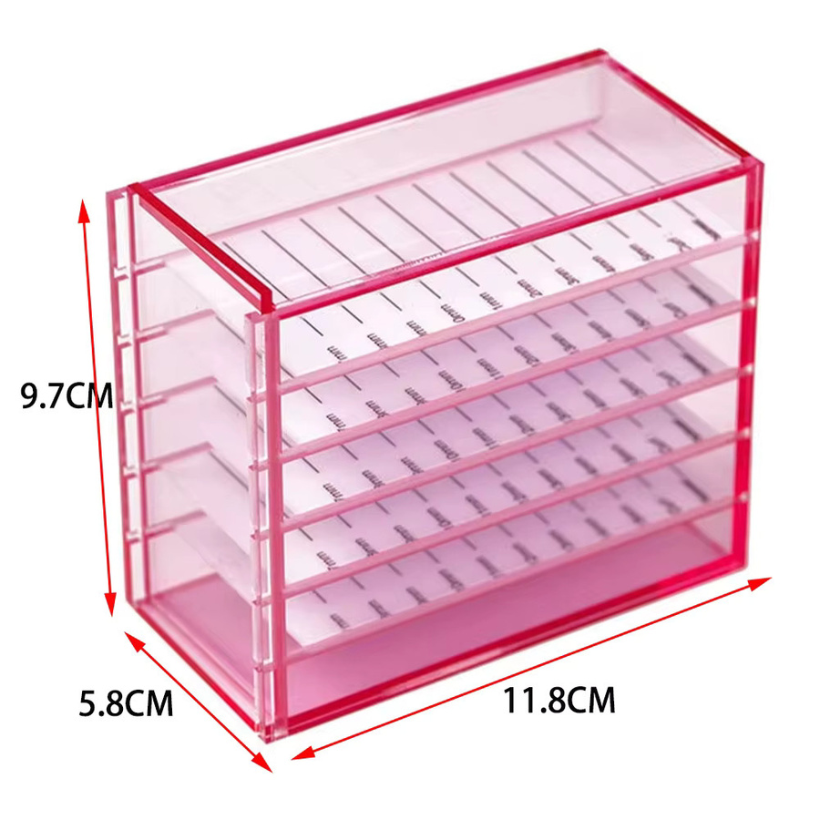 DUTRIEUX Aufbewahrungsbox für Wimpernverlängerungen, 5-lagig, Blue, Glänzend - Bild 1