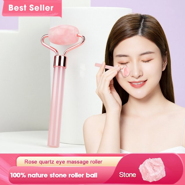 Hanhe gem Jade Roller Set für Gesicht, Augen und Körper, Unisex - Bild 1