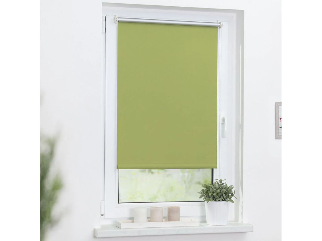 Lichtblick Thermo Klebe- und Klemmrollo Verdunklungsqualität in Grün, B: 90 cm, H: 220 cm - Bild 2