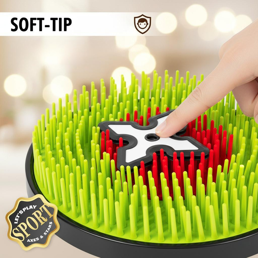 Linyi toy Axtwurf Dartscheibe Set bunt/mehrfarbig - Bild 2