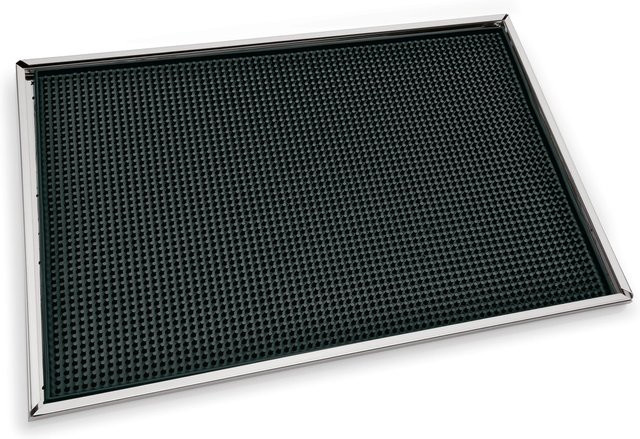 Barmatte von ich-zapfe aus Gummi und Edelstahl in Schwarz, B/B: 48,5 x 33 cm - Bild 1